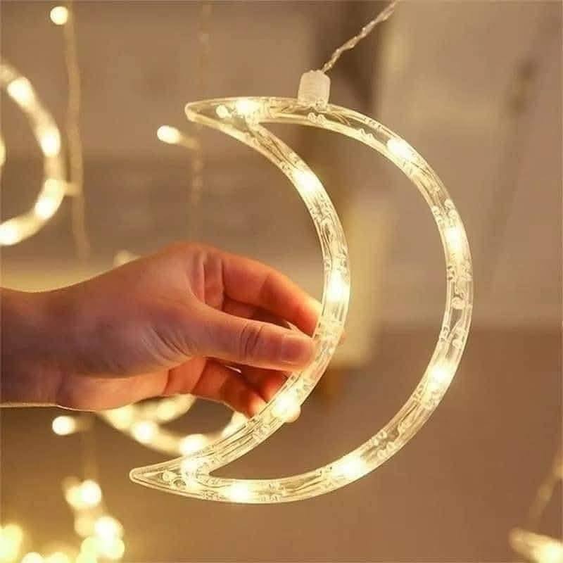 Guirlande LED Ramadan 3 m – Croissants & Étoiles - image 5